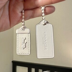 *SET OF 2* Coach Hangtag - 1941 & Coach New York (Chalk, Monochrome)
